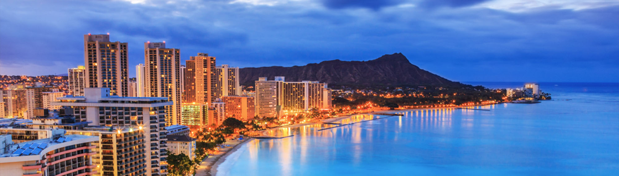 Cityscape of Honolulu, Hawaii.