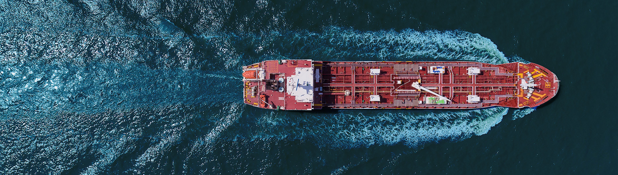 Oil tanker ship transportation in the sea.